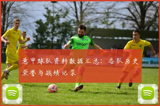 意甲球队资料数据汇总:各队历史荣誉与战绩记录